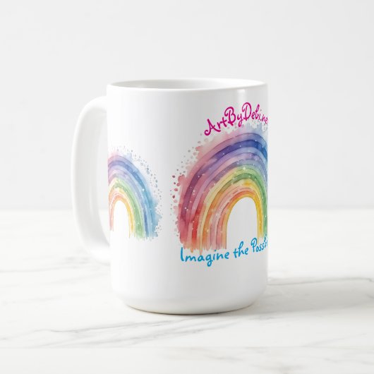 Mug Art De Debi, Rainbow (Devant gauche)