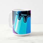 Mug Art de dessert en gelée néon (Devant gauche)
