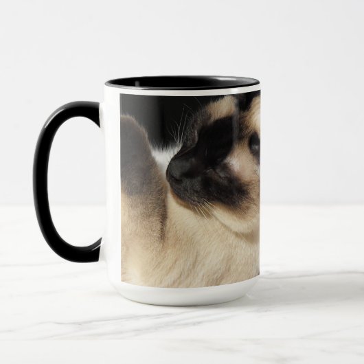 Mug Art de destin de Kitty de Meow de ronronnement (Gauche)