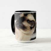 Mug Art de destin de Kitty de Meow de ronronnement (Devant gauche)