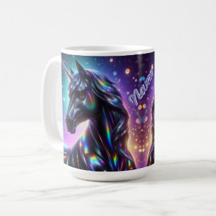 Mug Art de fantaisie de licorne arc-en-ciel personnali