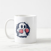 Mug Art de fantôme de boxe mignon (Gauche)