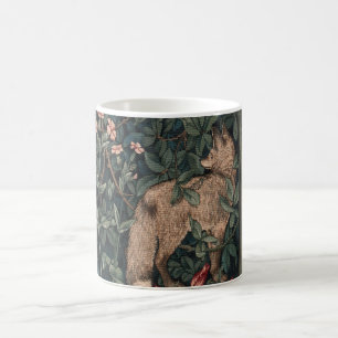Mug Art de faune de renard de verdure de William Morri