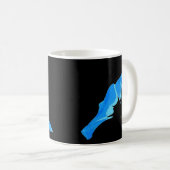 Mug Art de fleur de gloire de matin (Devant droit)
