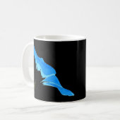 Mug Art de fleur de gloire de matin (Devant gauche)