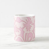 Mug Art de fleurs roses pastel (Centre)