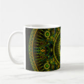 Mug Art de fractale "de roue de Magick de Metatron" - (Gauche)