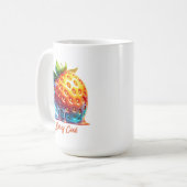 Mug Art de fraise qui dégouline en fondant (Devant gauche)