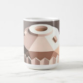 Mug Art de gâteau géométrique à facettes (Centre)