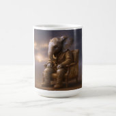 Mug Art de gentleman éléphant pensif (Centre)