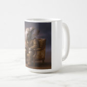 Mug Art de gentleman éléphant pensif (Devant droit)