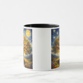 Mug art de géométrie sacrée arbre (Centre)