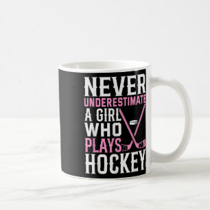 Mug Art de hockey drôle pour les filles femmes jouer a