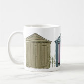 Mug Art de huttes de plage (Gauche)