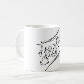 Mug Art de la calligraphie (Devant gauche)