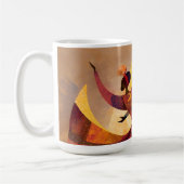 Mug Art de la danse de couple africain (Gauche)