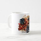 Mug Art de la fête de l'indépendance de l'oncle Sam sa (Devant gauche)