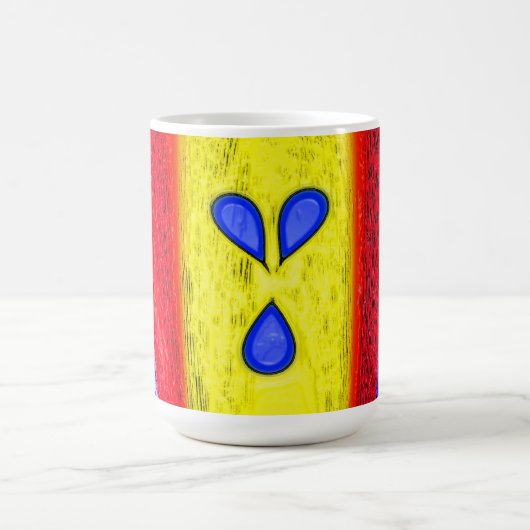 Mug Art de la flamme d'or (Centre)