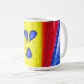 Mug Art de la flamme d'or (Devant droit)