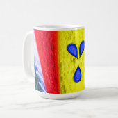 Mug Art de la flamme d'or (Devant gauche)