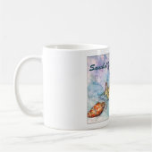 Mug Art de la Floride d'aquarelle d'île de Sanibel (Gauche)