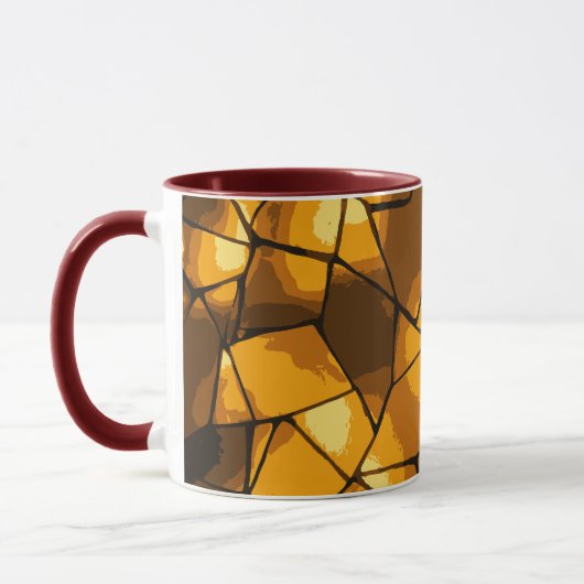 Mug Art de la mosaïque d'or (Gauche)