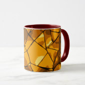 Mug Art de la mosaïque d'or (Devant droit)