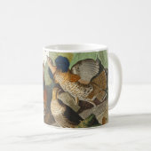 Mug Art de la nature de l'oiseau Tétras à queue fine d (Devant droit)