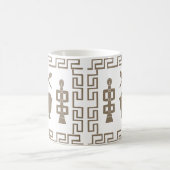 Mug Art de la scène tribale africaine Abstraite (Centre)