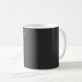 Mug Art de la typographie musicale | Conception modern (Devant droit)