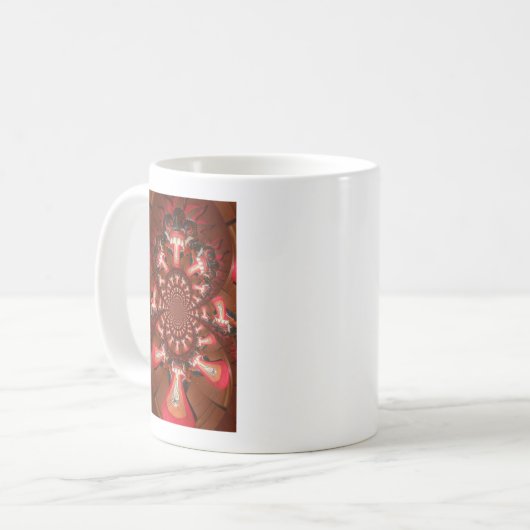 Mug Art de langue kaléidoscope Impression/graphique (Devant gauche)
