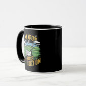 Mug Art de l'arme de golf de destruction de l'herbe (Devant gauche)