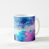 Mug Art de l'espace à l'aquarelle avec ciel nocturne e (Devant droit)