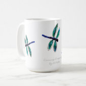 Mug Art de libellule (Devant gauche)