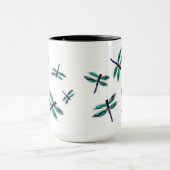 Mug Art de libellule de danse (Centre)
