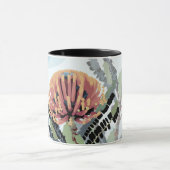 Mug Art de libellule de fleur de Banksia (Centre)