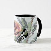 Mug Art de libellule de fleur de Banksia (Devant droit)