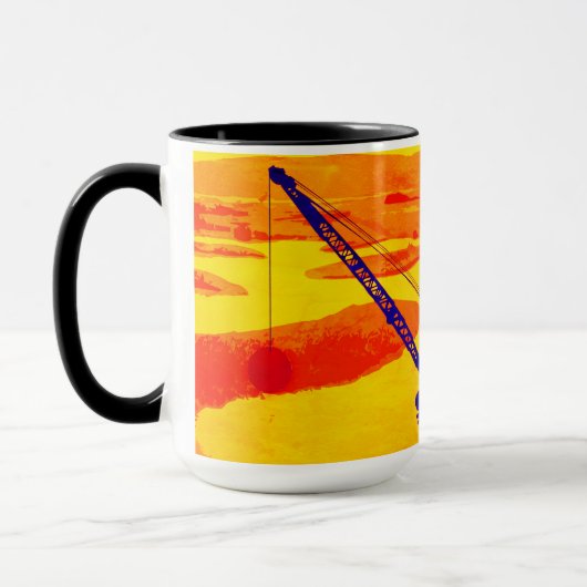 MUG ART DE L'IMAGINAIRE DE GOLF D'INGÉNIEUR D'EXPLOITA (Gauche)