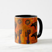 Mug Art de l'ours du sud-ouest (Devant droit)