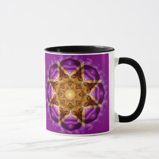 Mug Art de mandala de Bouddha (Droite)