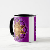 Mug Art de mandala de Bouddha (Devant gauche)