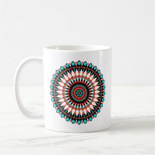 Mug Art de mandala géométrique coloré-46456