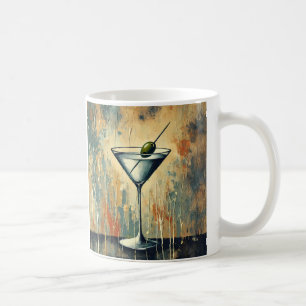 Mug Art de martini en techniques mixtes du milieu du s