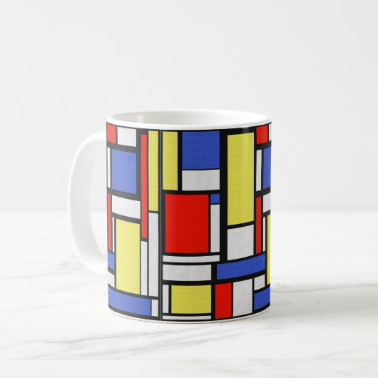 Mug Art de Mondrian (Devant gauche)