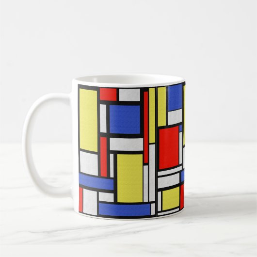 Mug Art de Mondrian (Gauche)