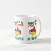 Mug Art de mot de taco de bébé drôle  (Devant droit)