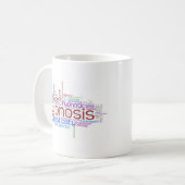 Mug Art de mot d'hypnose (Devant gauche)