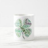 Mug Art de mot Trèfle Chanceux (Centre)