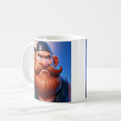 Mug Art de motard grincheux (Devant gauche)