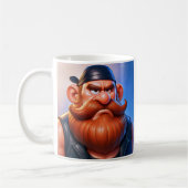 Mug Art de motard grincheux (Gauche)